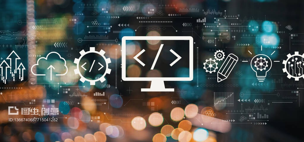 模糊城市燈光的網(wǎng)絡(luò)開發(fā)概念